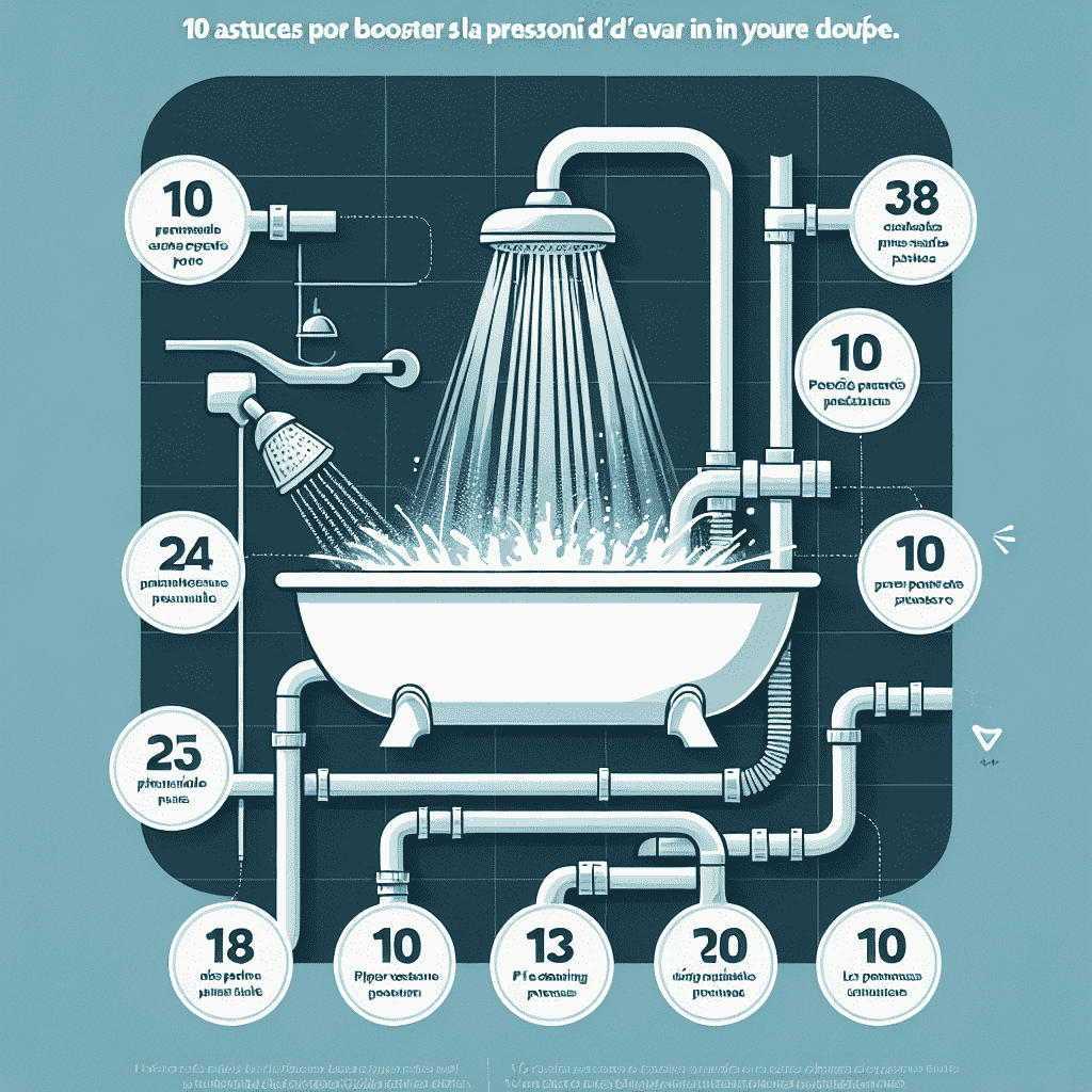 10 astuces pour booster la pression d'eau dans votre douche