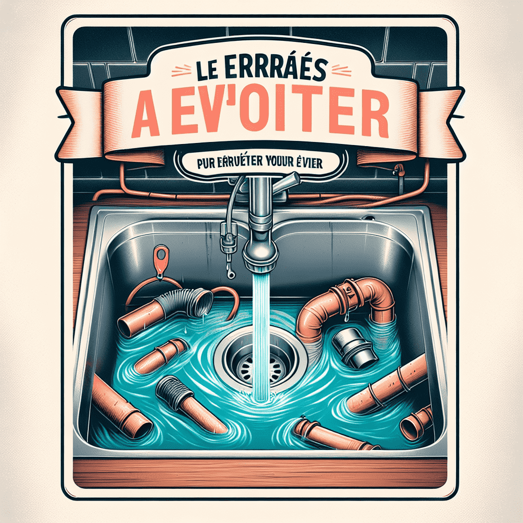 Les erreurs à éviter pour empêcher l'eau de remonter dans votre évier